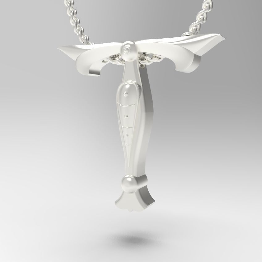 Alphabet Latin T 3D print model_17