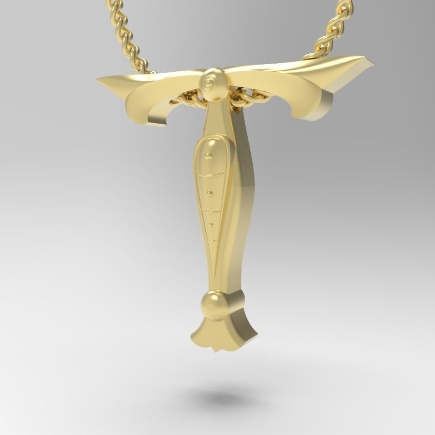 Alphabet Latin T 3D print model_16