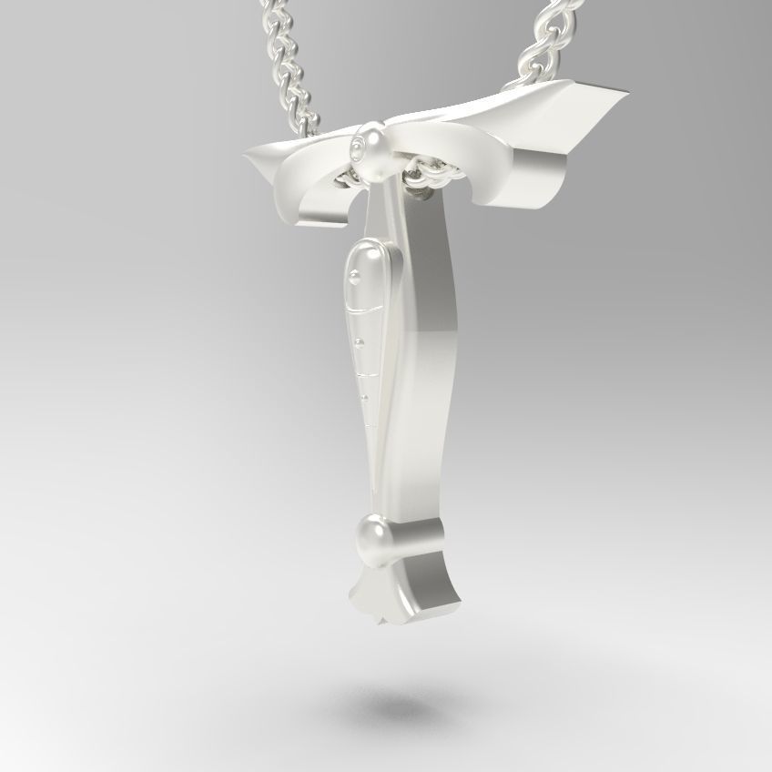 Alphabet Latin T 3D print model_21