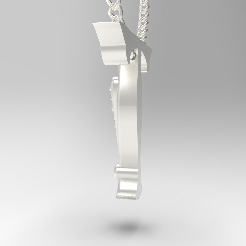 Alphabet Latin T 3D print model_29