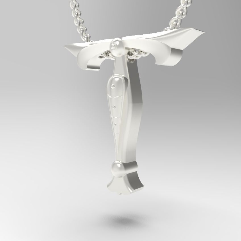 Alphabet Latin T 3D print model_19