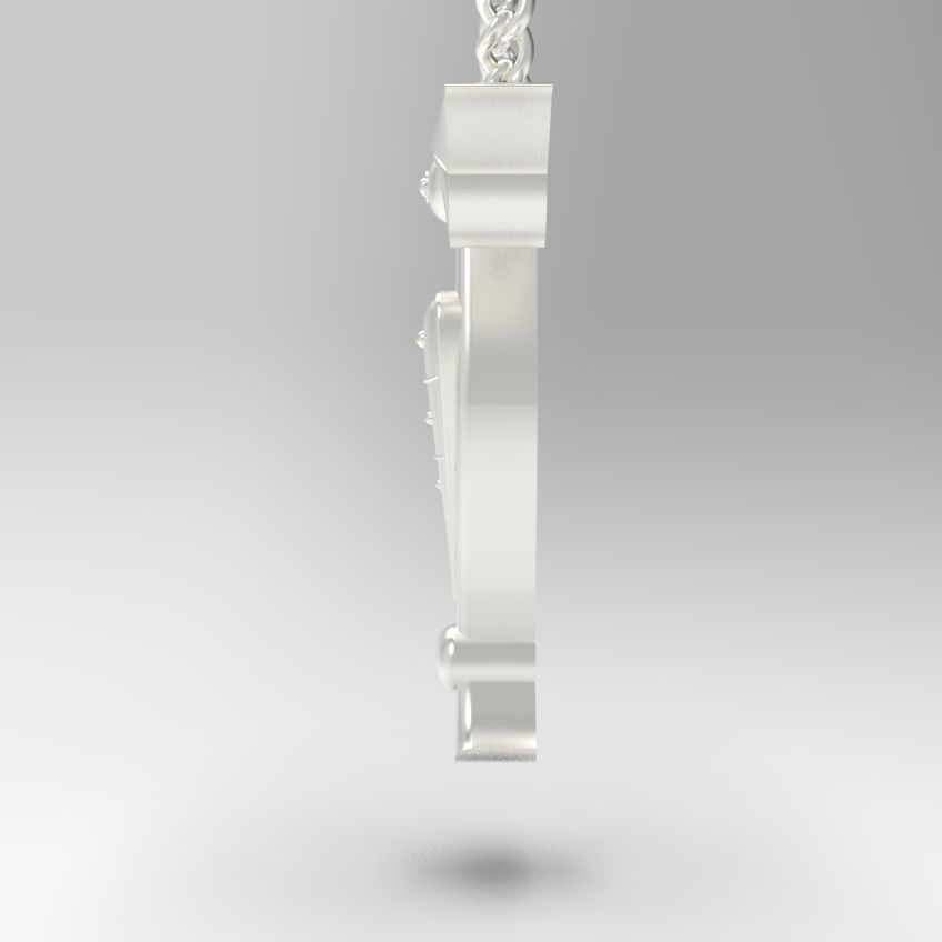 Alphabet Latin T 3D print model_27