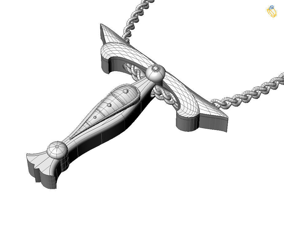 Alphabet Latin T 3D print model_3