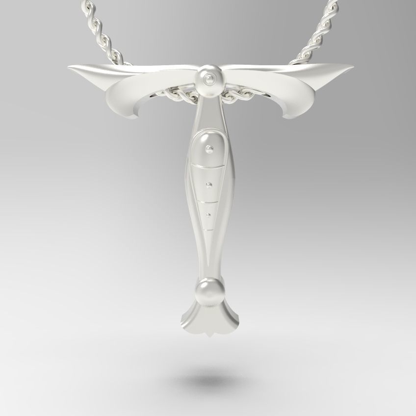 Alphabet Latin T 3D print model_1