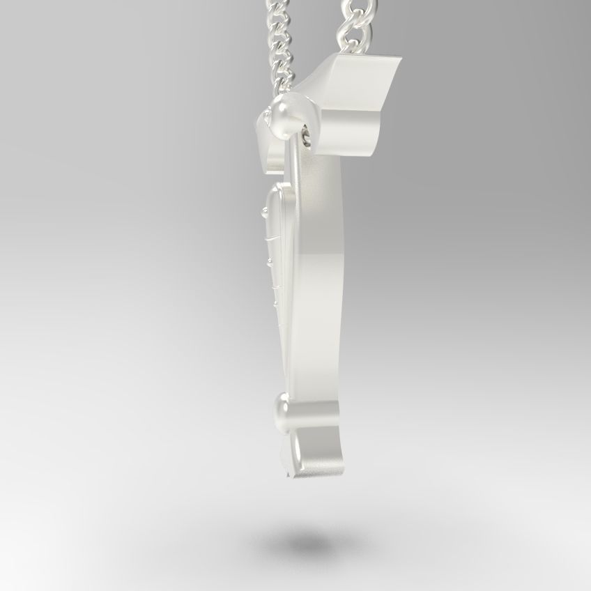 Alphabet Latin T 3D print model_25