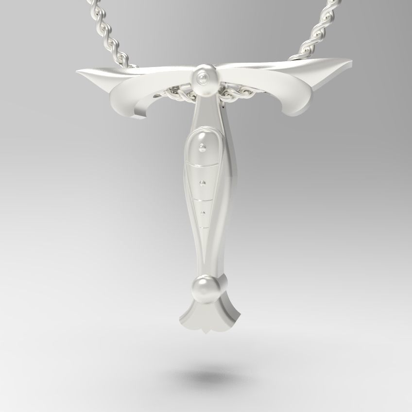 Alphabet Latin T 3D print model_15