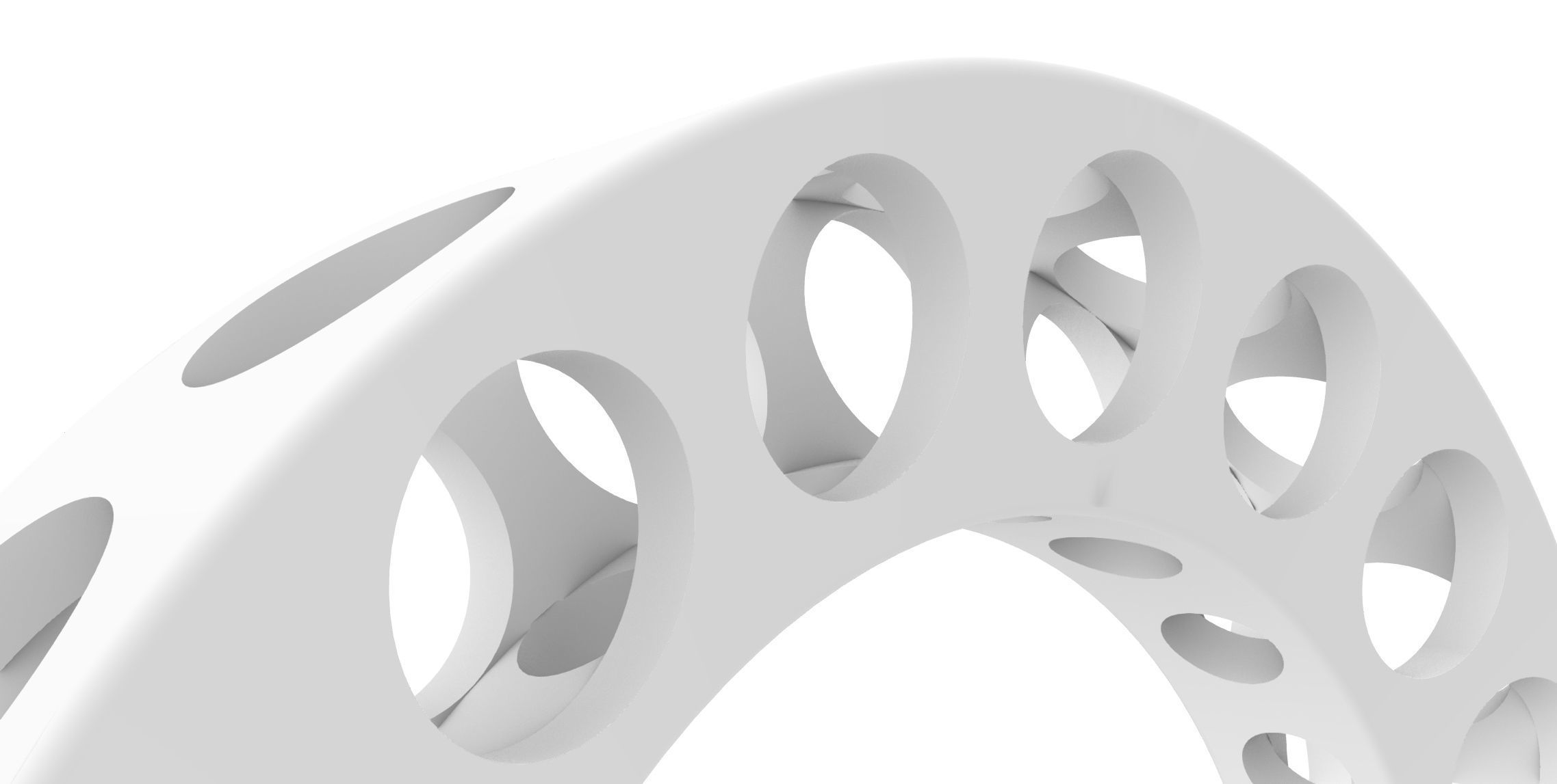 Lightweight Construction Ring  3D print model_7