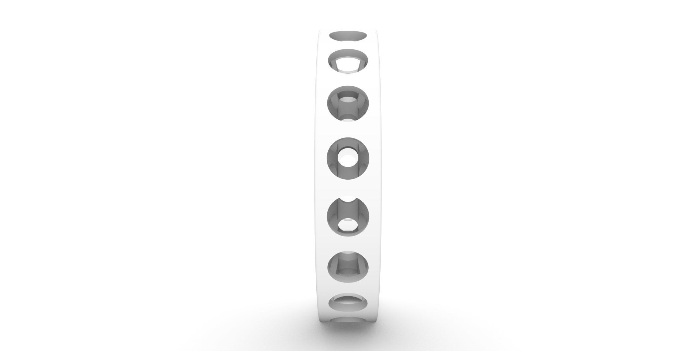 Lightweight Construction Ring  3D print model_4