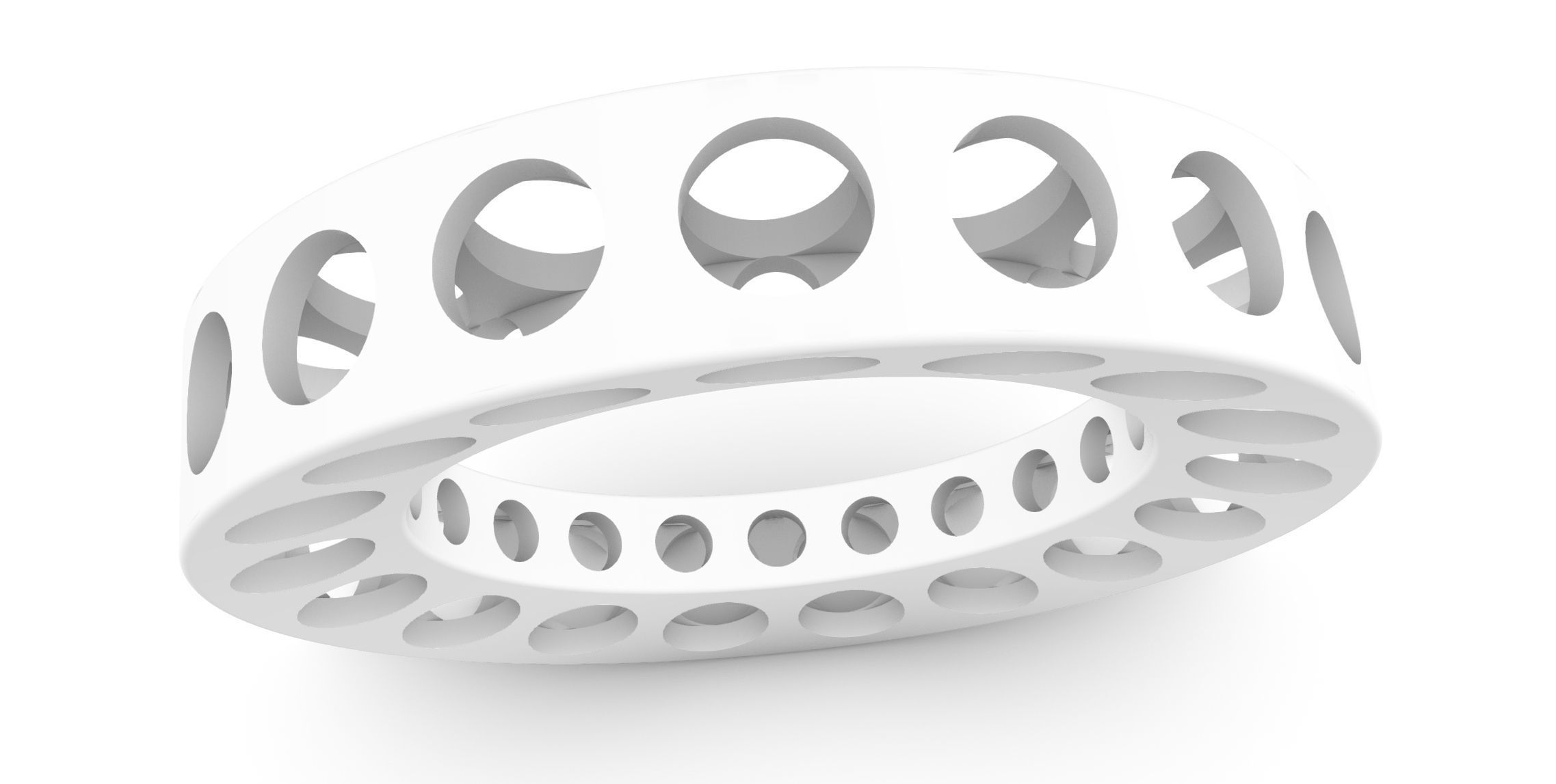 Lightweight Construction Ring  3D print model_6