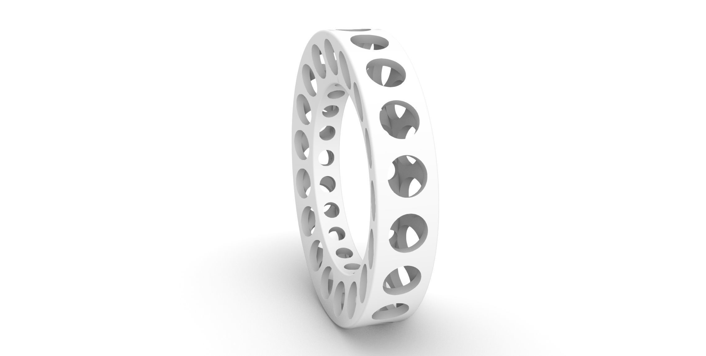 Lightweight Construction Ring  3D print model_3