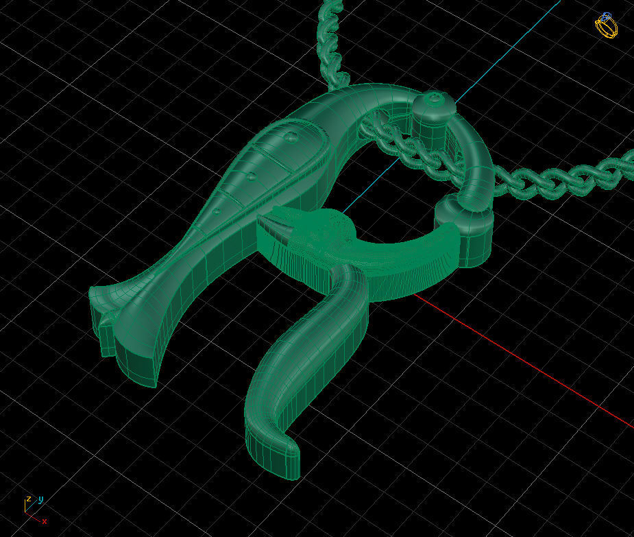 Alphabet Latin R 3D print model_2