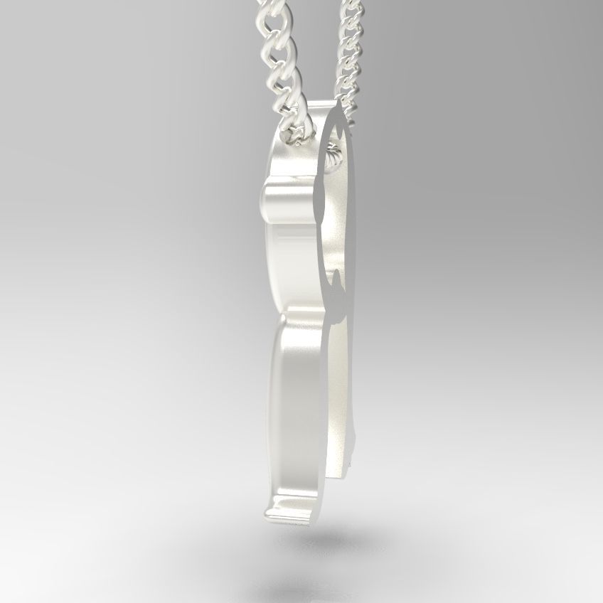 Alphabet Latin R 3D print model_29