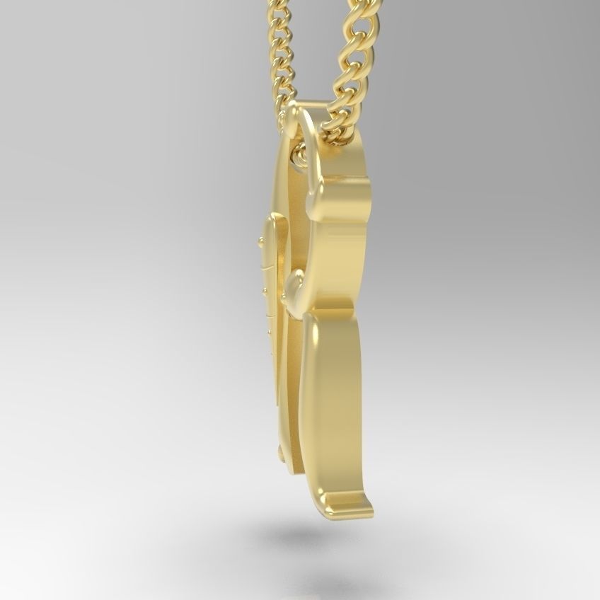 Alphabet Latin R 3D print model_24