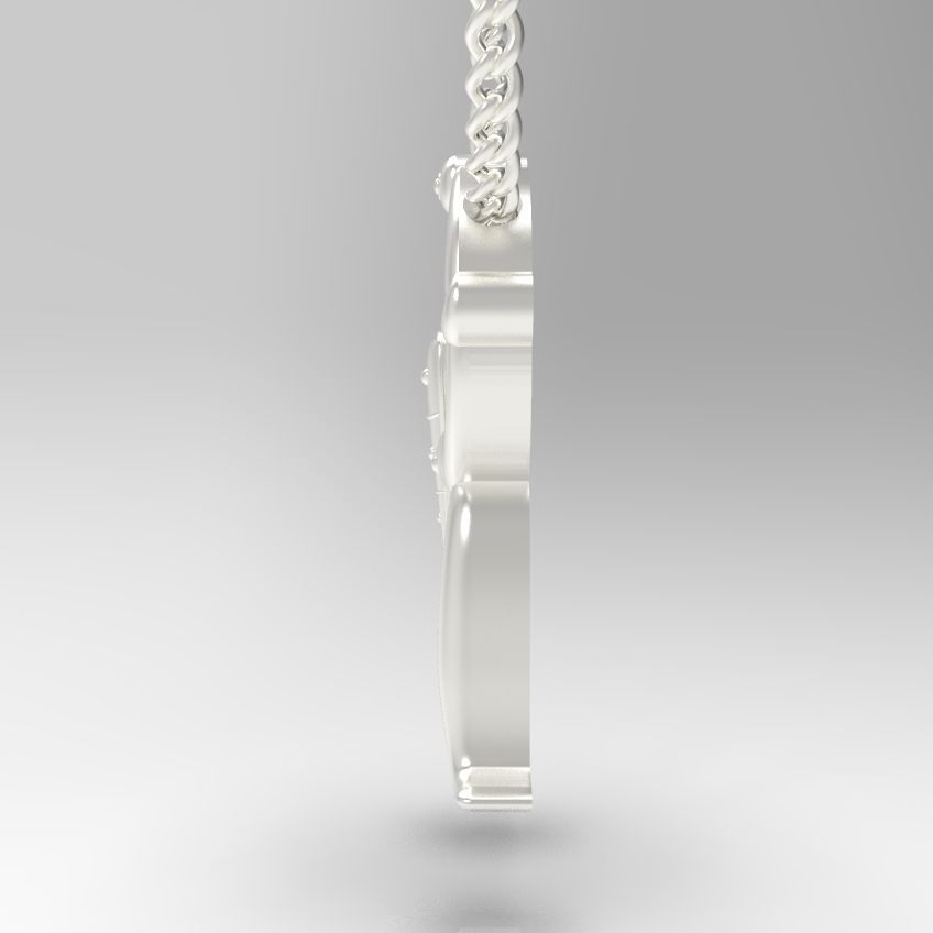 Alphabet Latin R 3D print model_27