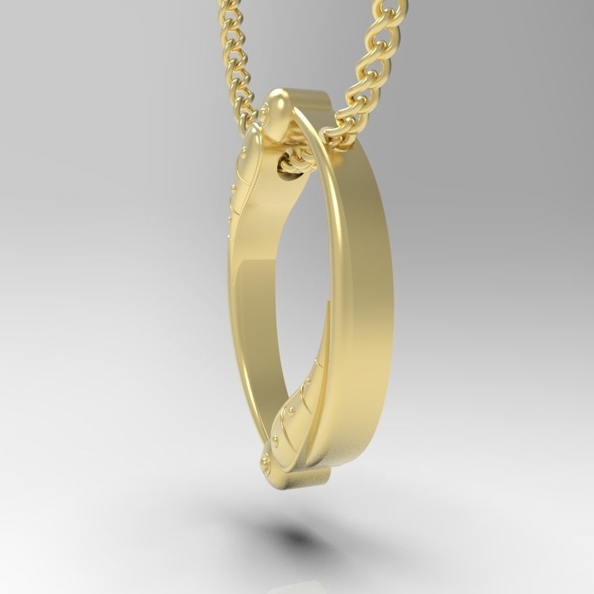 Alphabet Latin O 3D print model_22