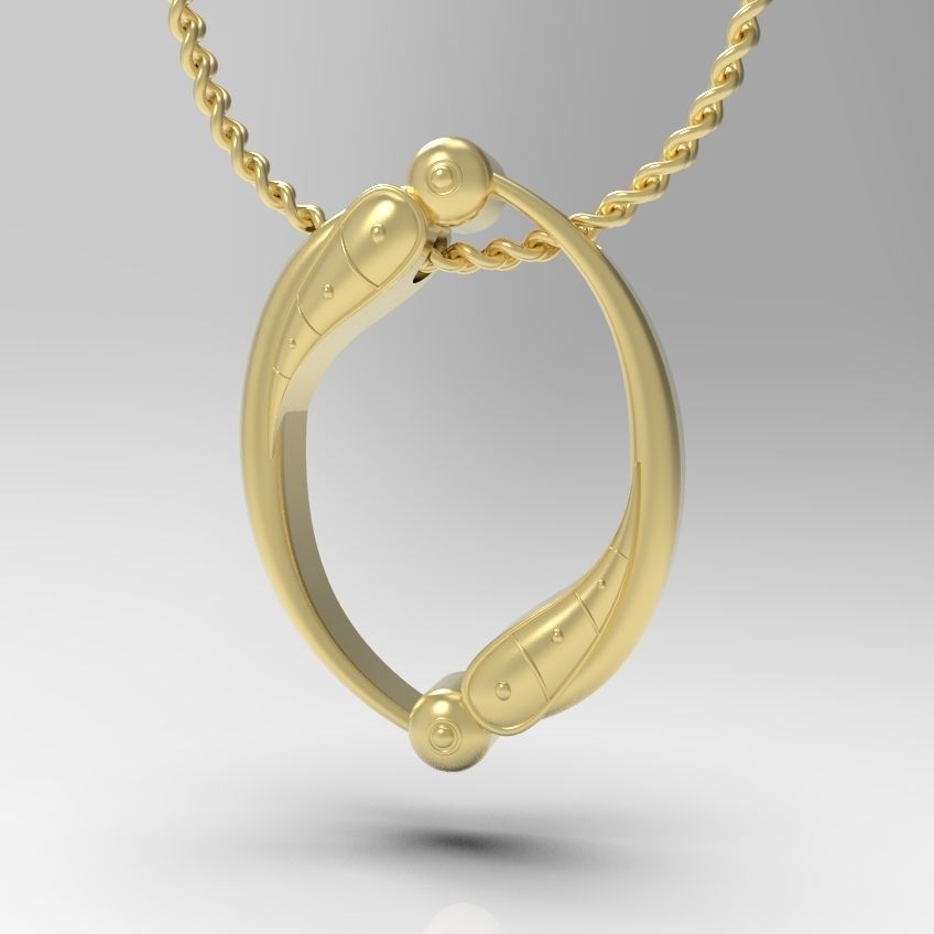 Alphabet Latin O 3D print model_14