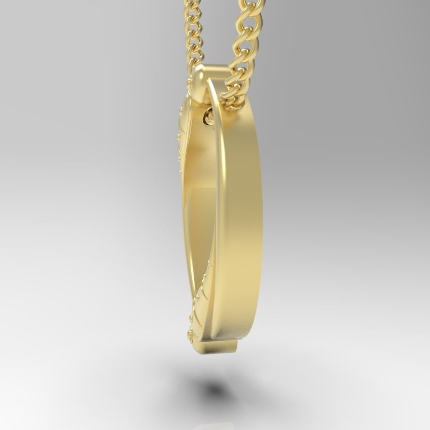 Alphabet Latin O 3D print model_24