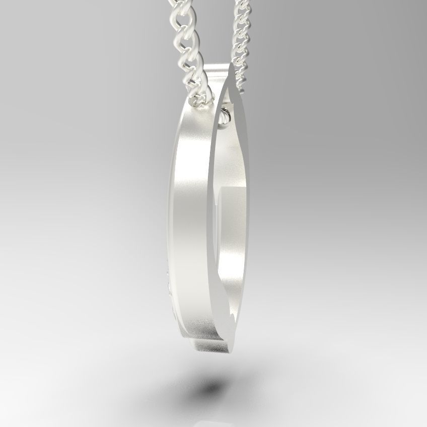 Alphabet Latin O 3D print model_29