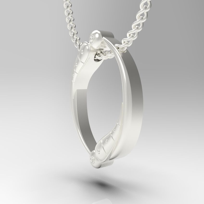 Alphabet Latin O 3D print model_21