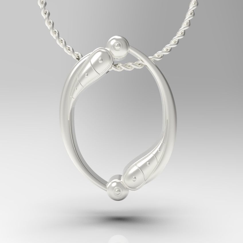 Alphabet Latin O 3D print model_1