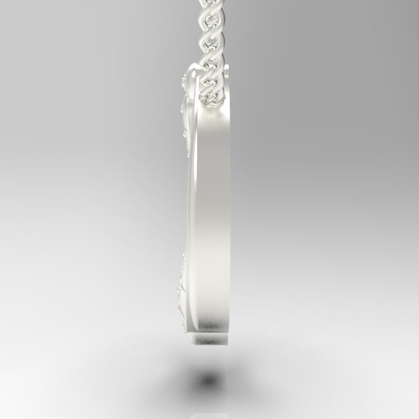 Alphabet Latin O 3D print model_27