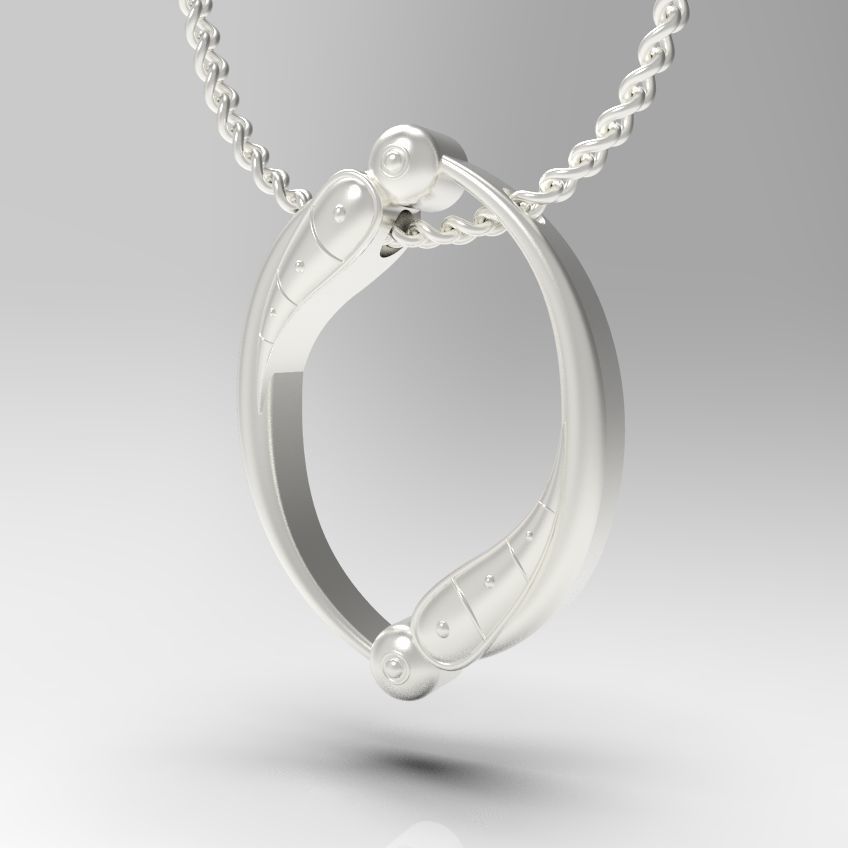 Alphabet Latin O 3D print model_17