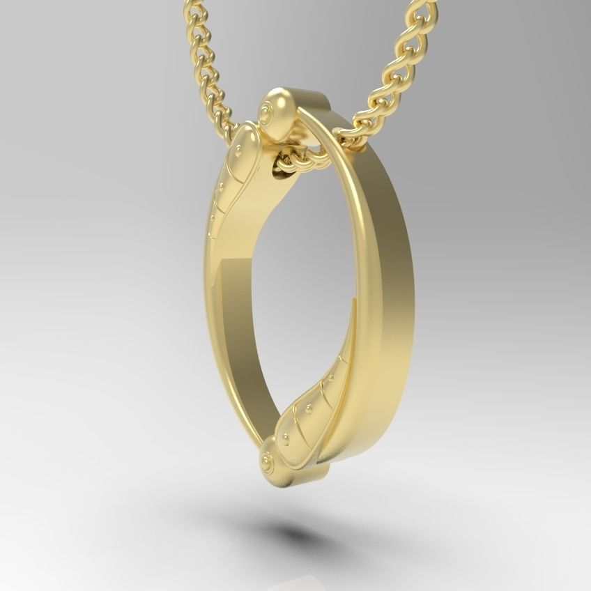 Alphabet Latin O 3D print model_20