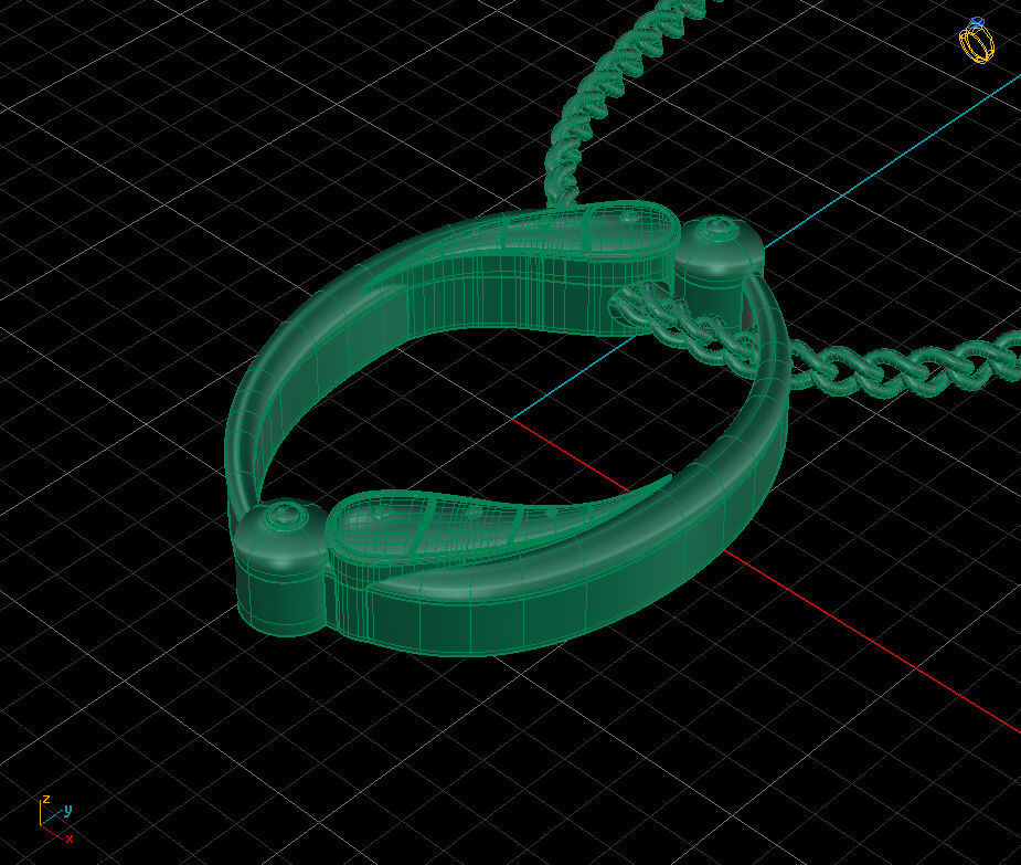 Alphabet Latin O 3D print model_3