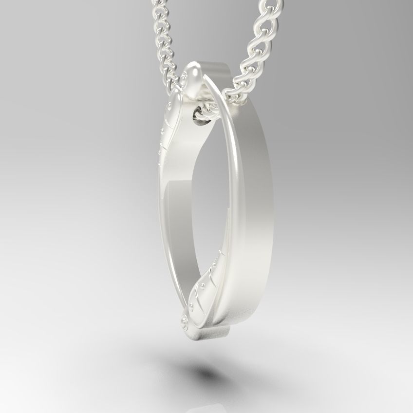 Alphabet Latin O 3D print model_23