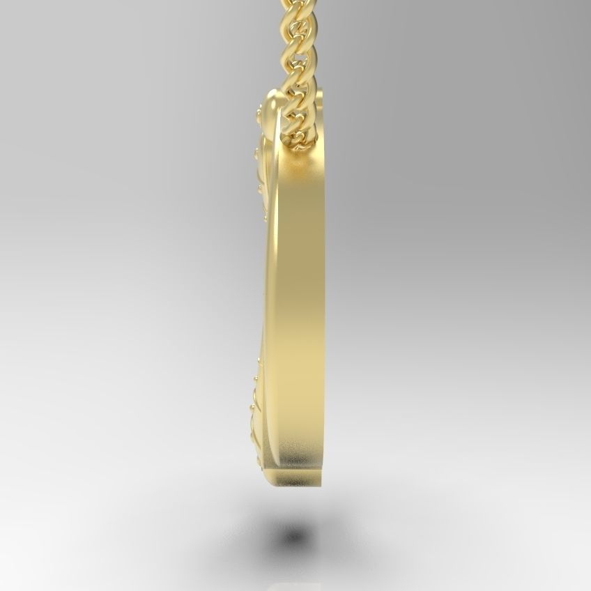 Alphabet Latin O 3D print model_26