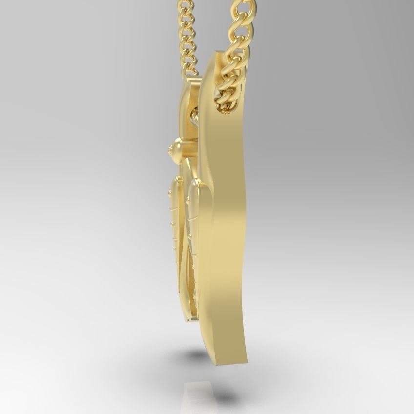 Alphabet Latin N 3D print model_24