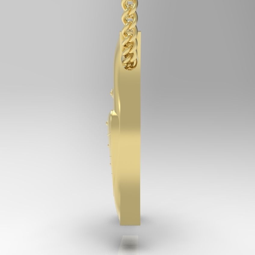 Alphabet Latin N 3D print model_26