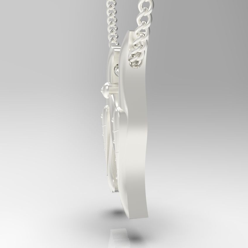 Alphabet Latin N 3D print model_25