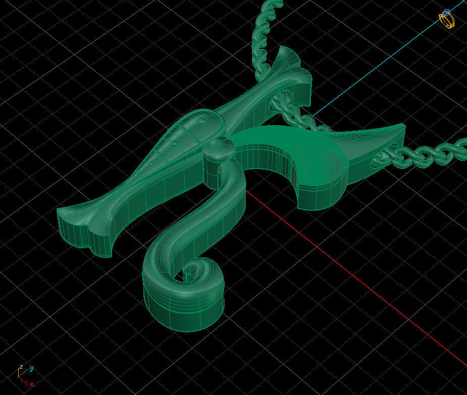 Alphabet Latin K 3D print model_2