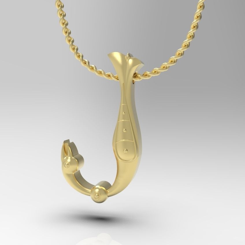 Alphabet Latin J 3D print model_1