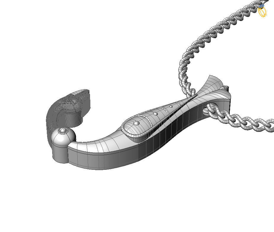 Alphabet Latin J 3D print model_2