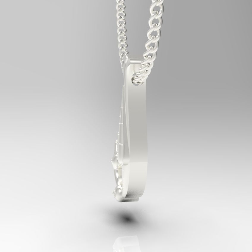 Alphabet Latin J 3D print model_28