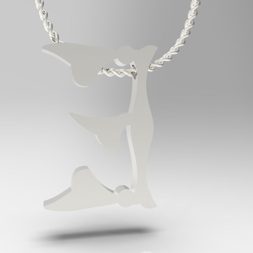 Alphabet Latin E 3D print model_22