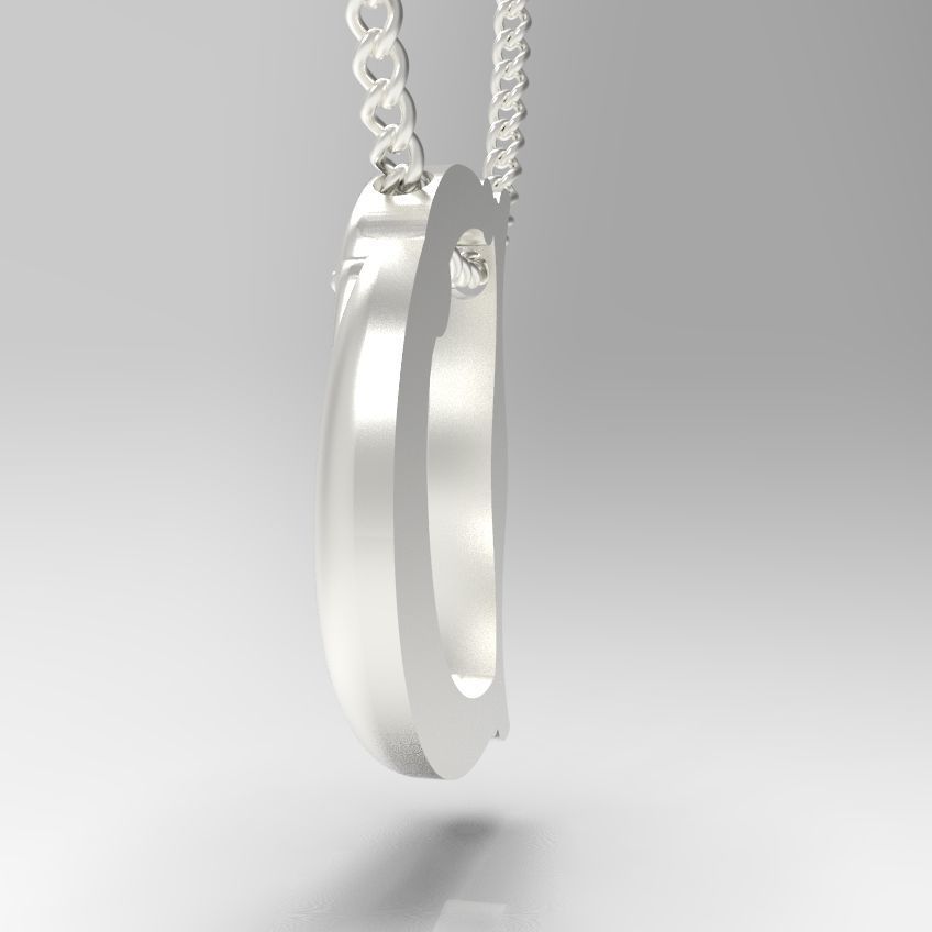 Alphabet Latin D 3D print model_30