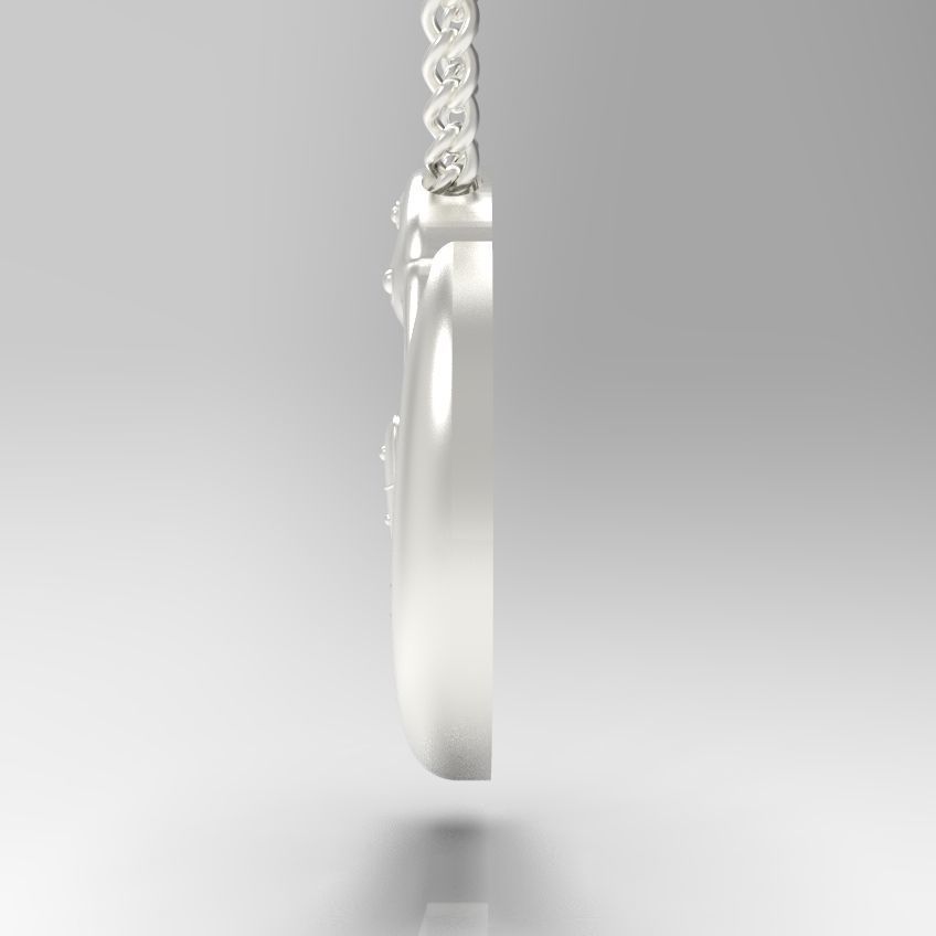 Alphabet Latin D 3D print model_29