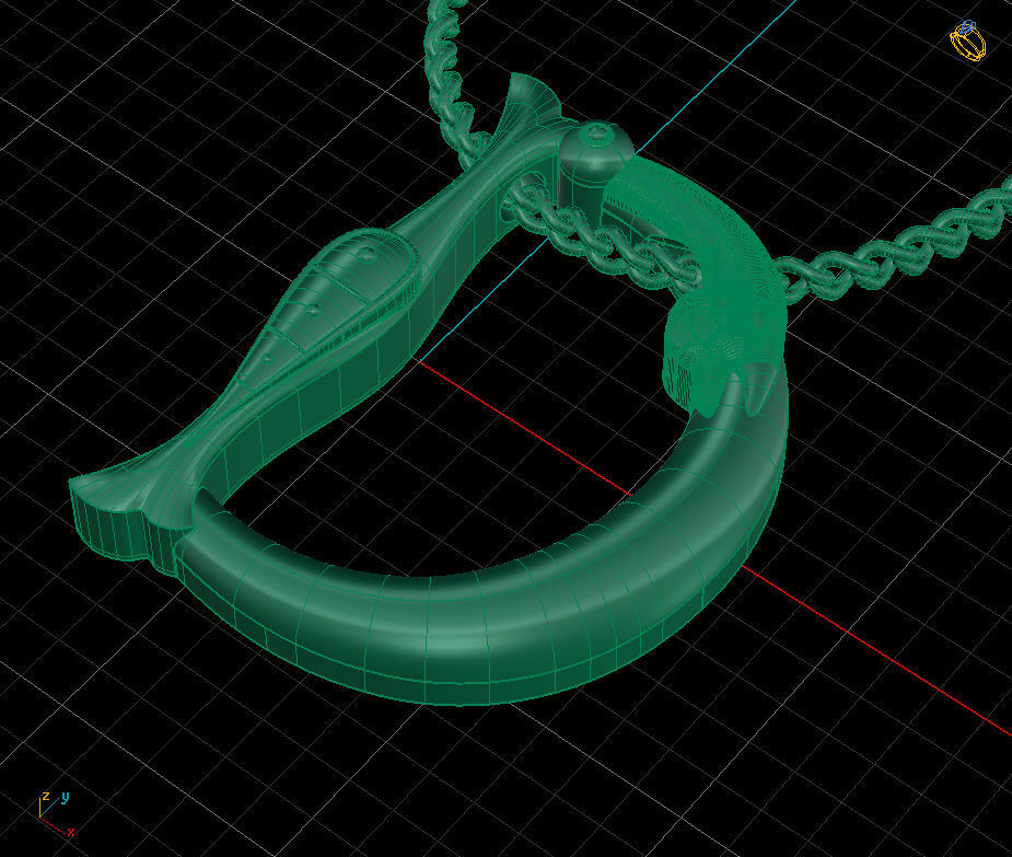 Alphabet Latin D 3D print model_2