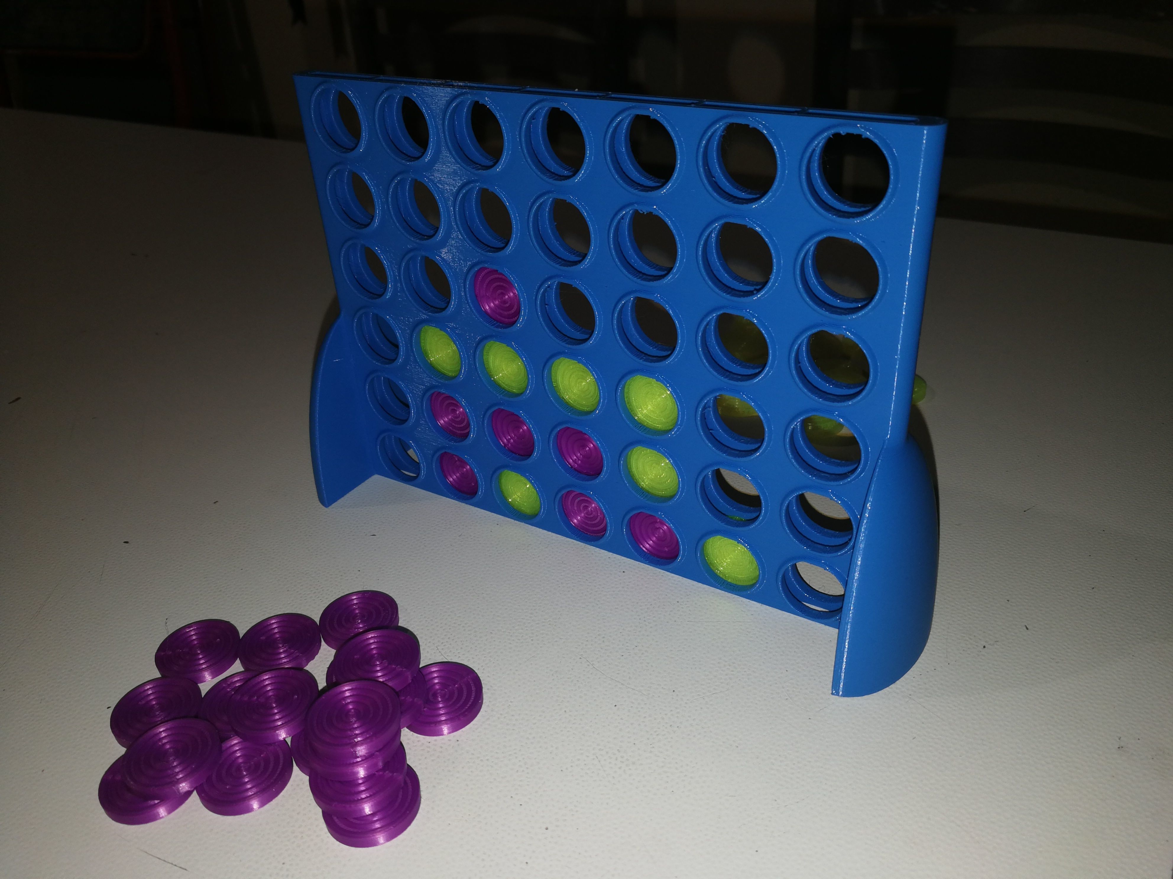 Forza 4 Connect 4 Vintage Board Game 3D print model_2