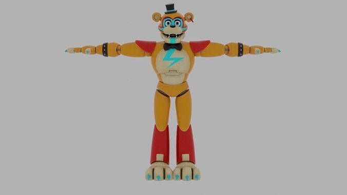 Glamrock Freddy-FNAF Security Breach 3D model