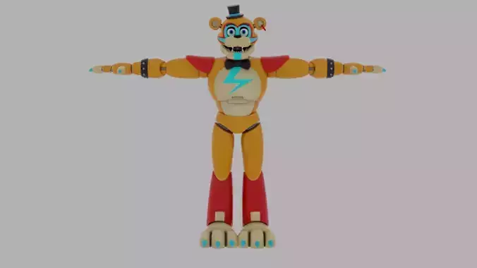 Glamrock Freddy-FNAF Security Breach 3D model