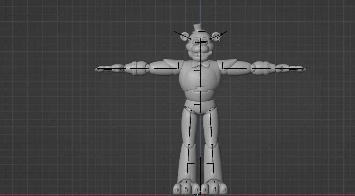 Glamrock Freddy-FNAF Security Breach 3D model_4