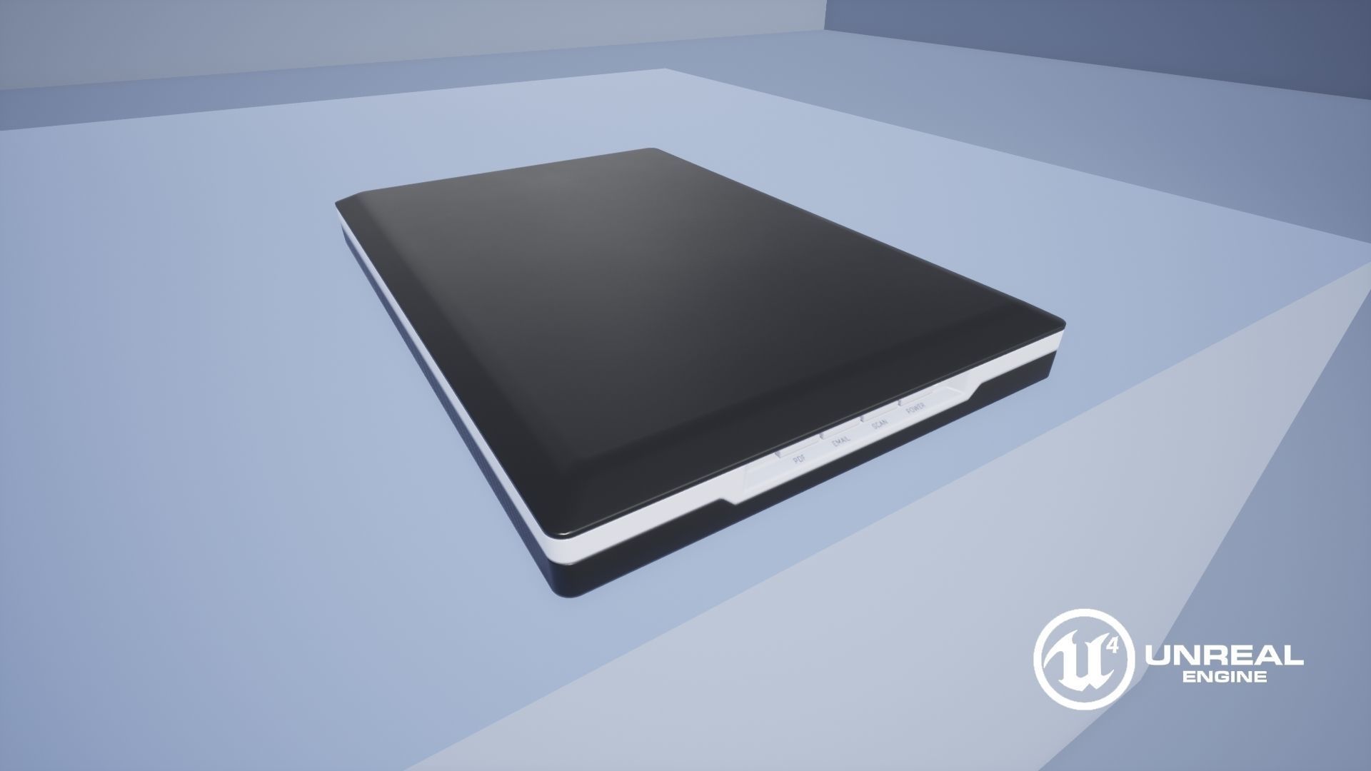 Scanner Low-poly 3D model_14