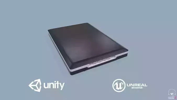 Scanner Low-poly 3D model