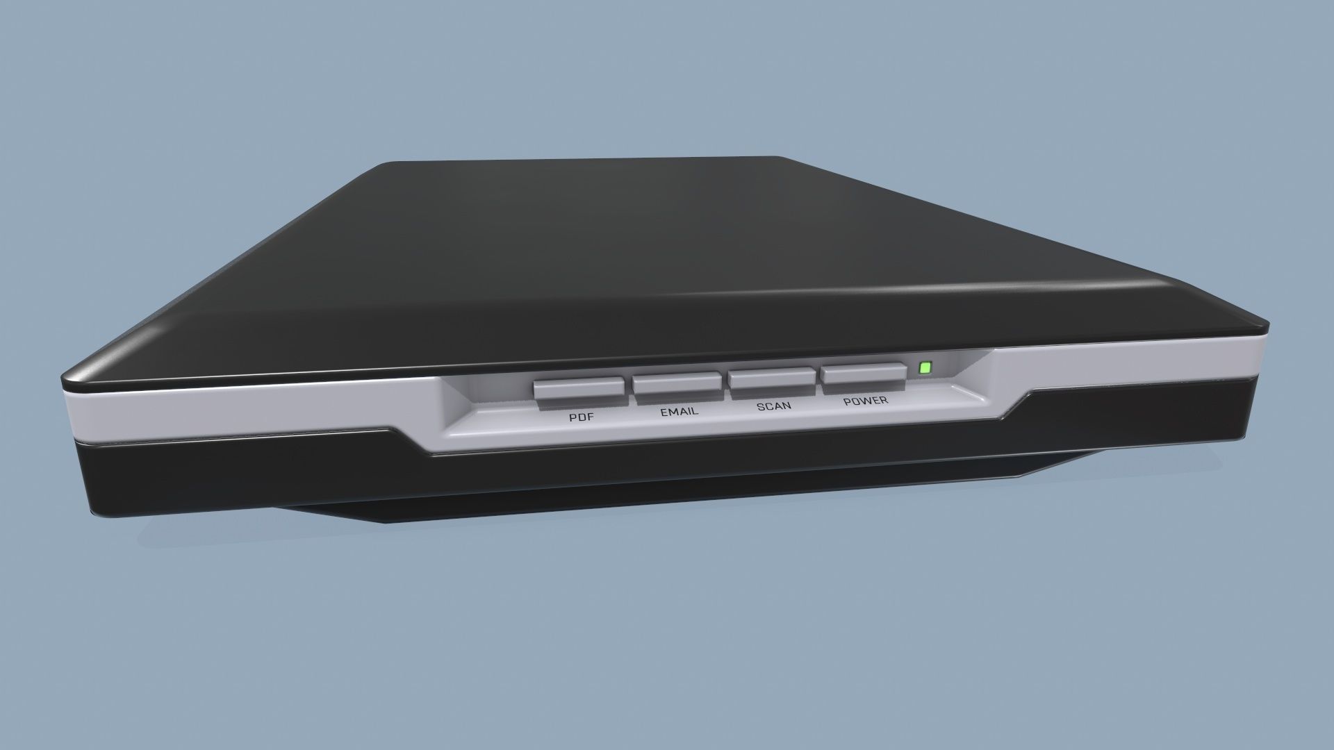 Scanner Low-poly 3D model_8