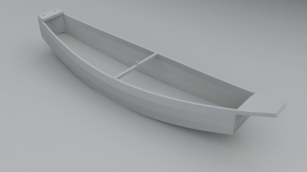 Old Ship Low-poly 3D model_8