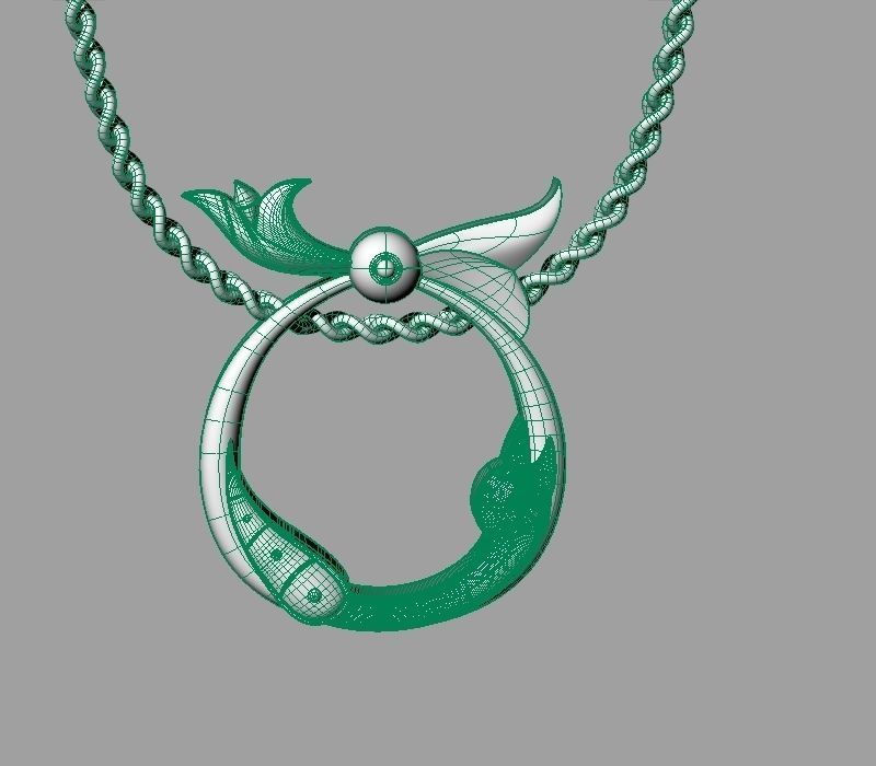 Bird calligraphy Alphabet Armenian pendant Ts 3D print model_22